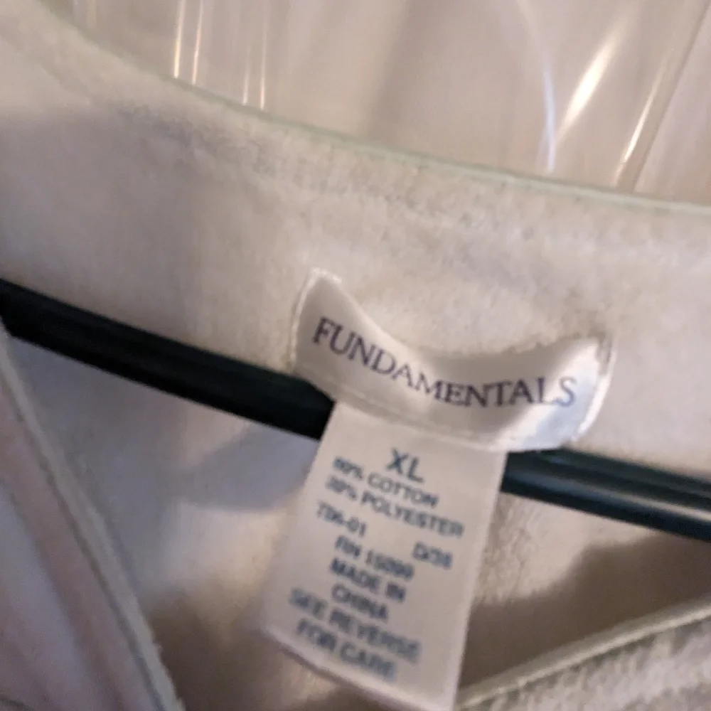Ladies Terry Cloth Snap Up Robe - Picture 4 of 6
